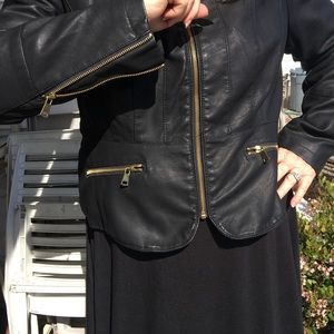 black baccini waist jacket